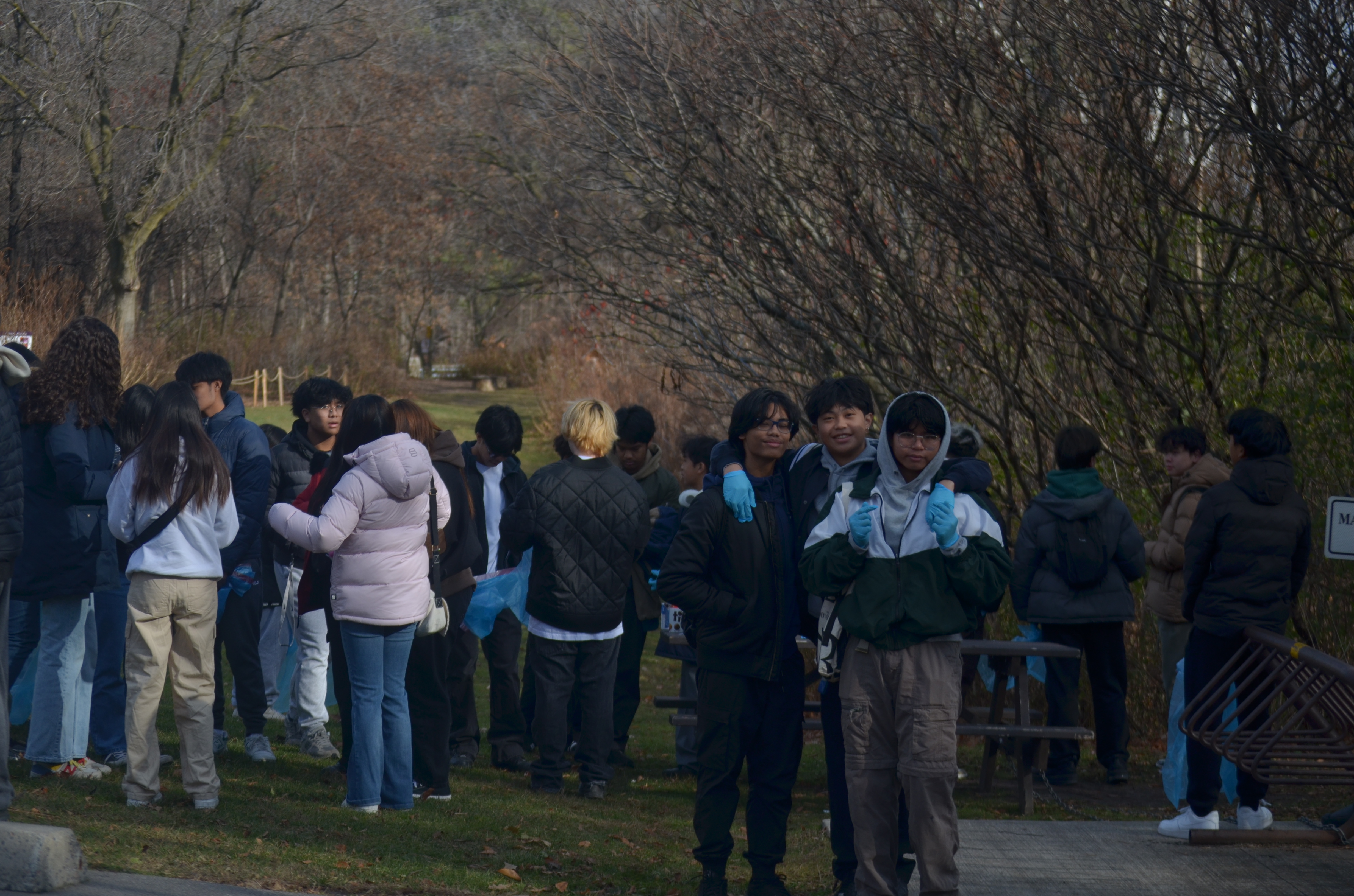 Filipinos Forward members during the 2023 community garbage cleanup event