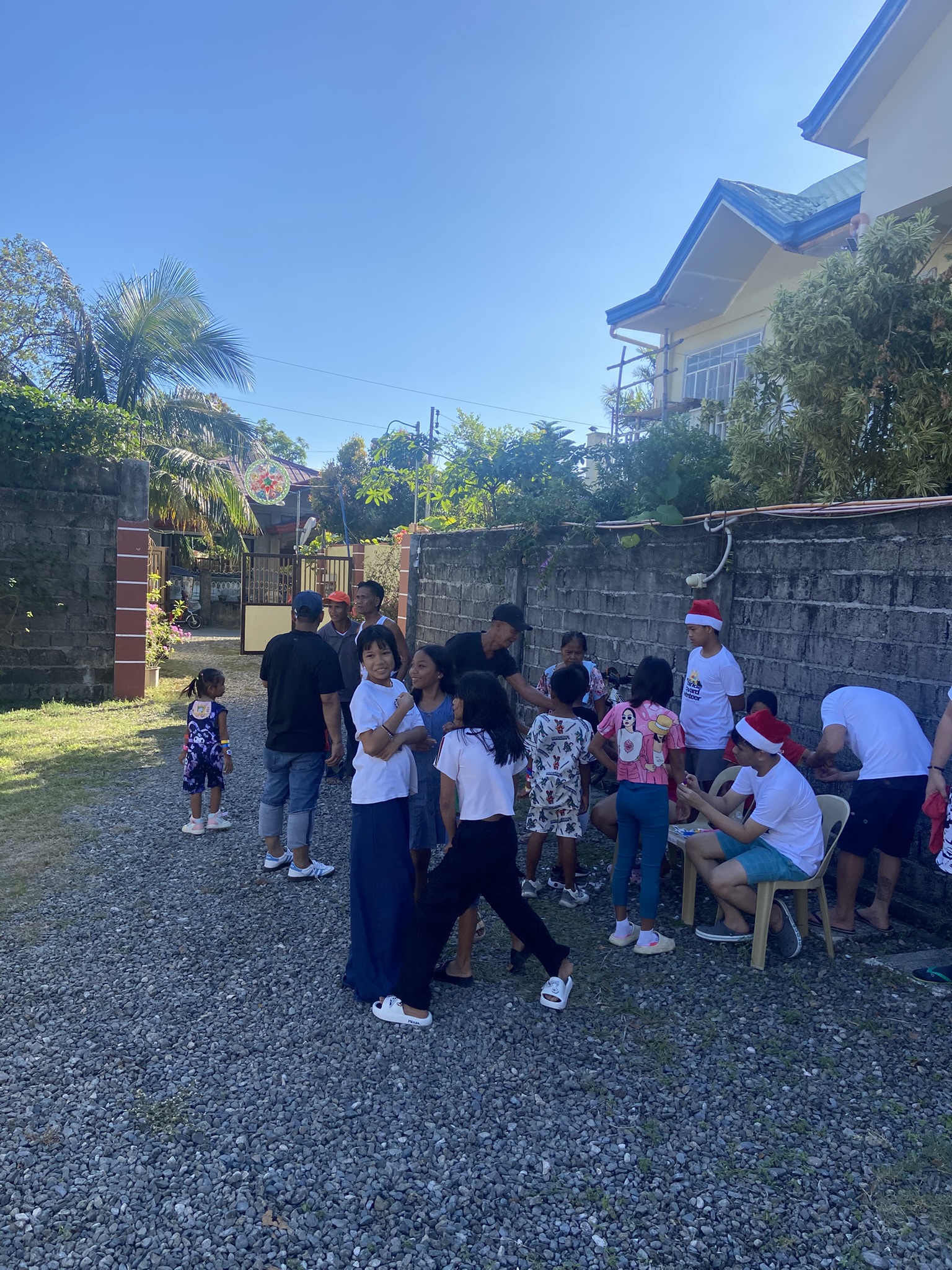 Children at the 2025 Christmas Feeding Project