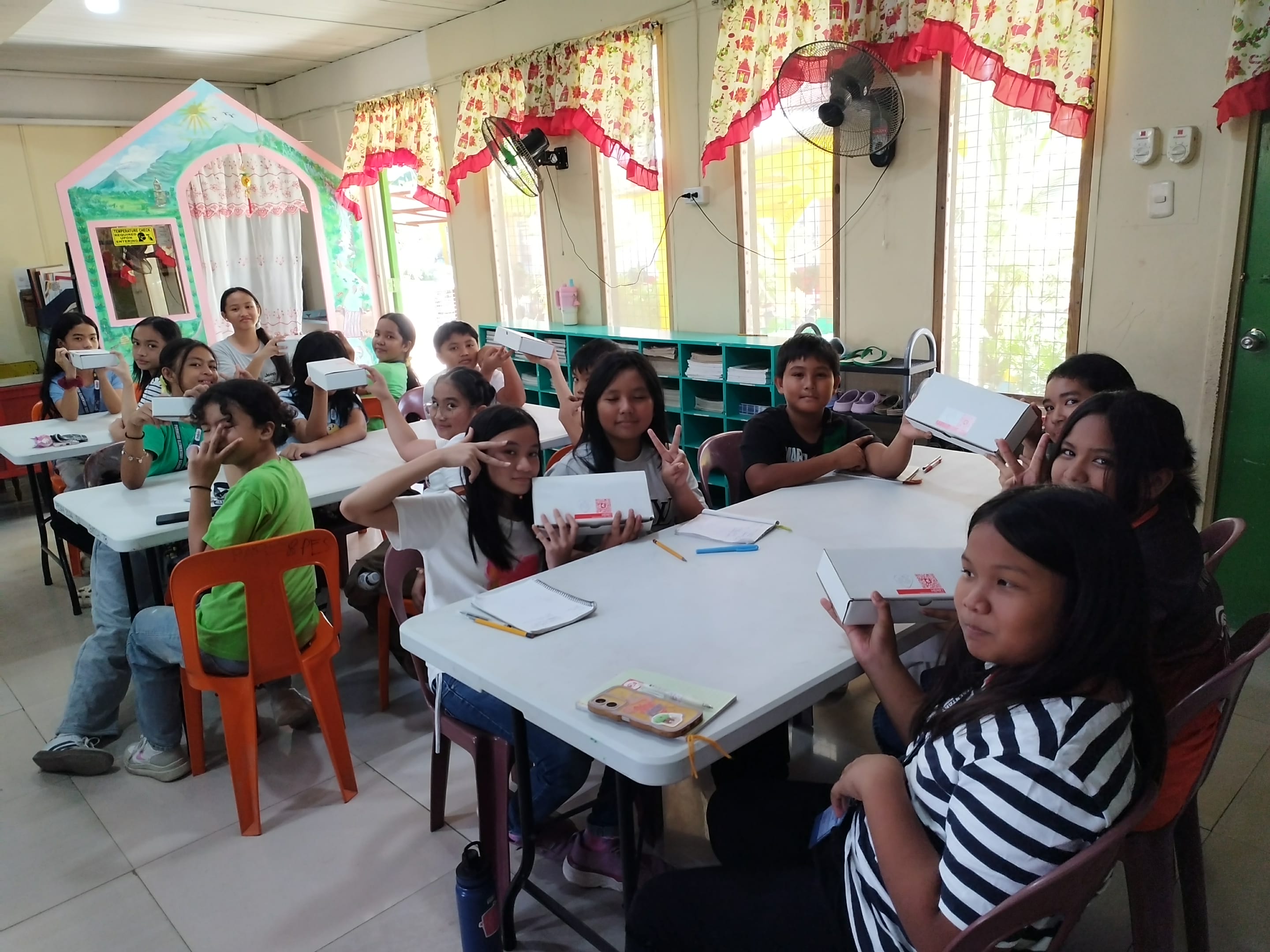 Robotics kits donated to school as part of the 2025 Feeding Project